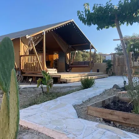 Luxe Safari Glamping Louloudia Luxury tent Pitsidia